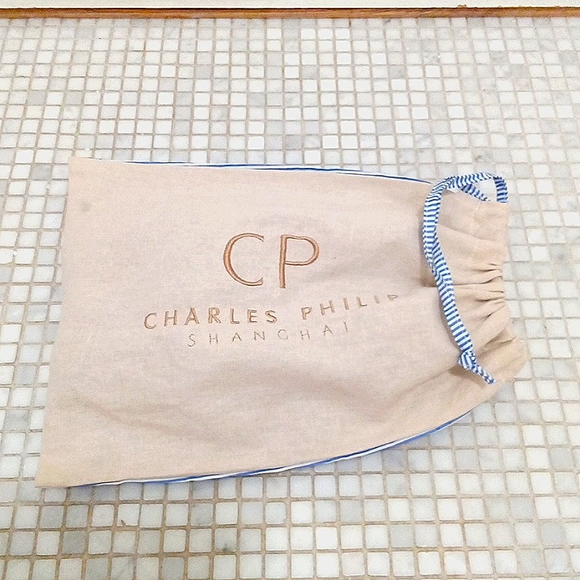 CHARLES PHILIP Navy Nautical Flats 9 - Picture 7 of 10